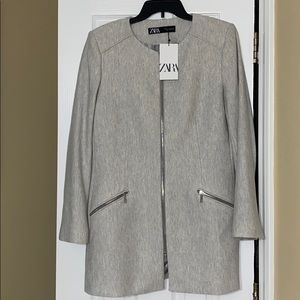 Zara zipper coat